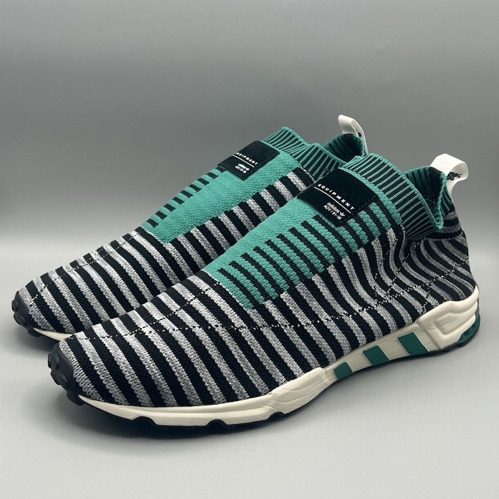 Adidas EQT Support SK PK Gray And Green Slip On Runner - Men's Size 13 USED - Picture 2 of 9